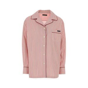 Dolce & Gabbana Women Embroidered Poplin Oversize Shirt